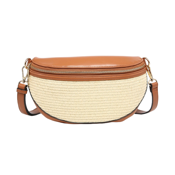 Nevaeh Straw Sling/Crossbody Bag
