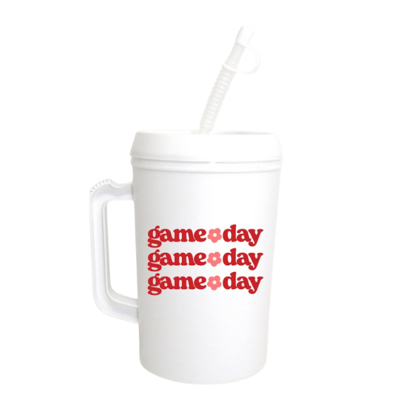 The Darling Effect Drinkware - Mega Mug - Red Game Day