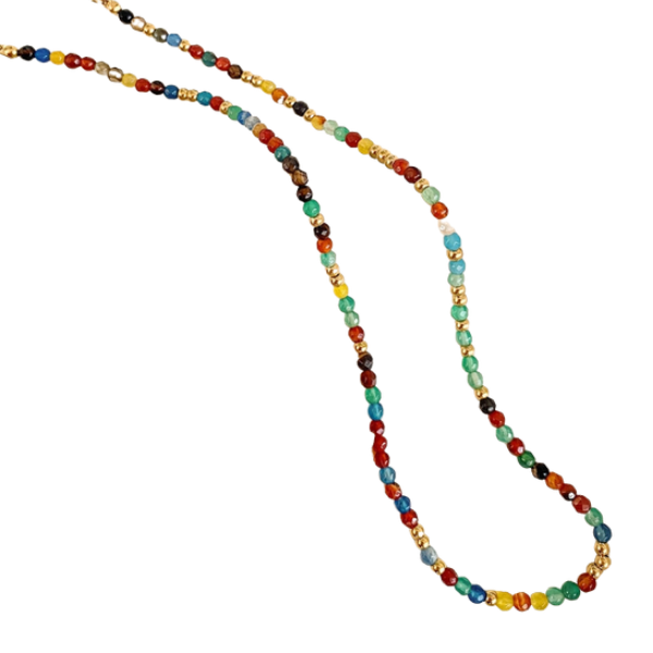 Estelle Non-Tarnish Multicolor Beaded Necklace