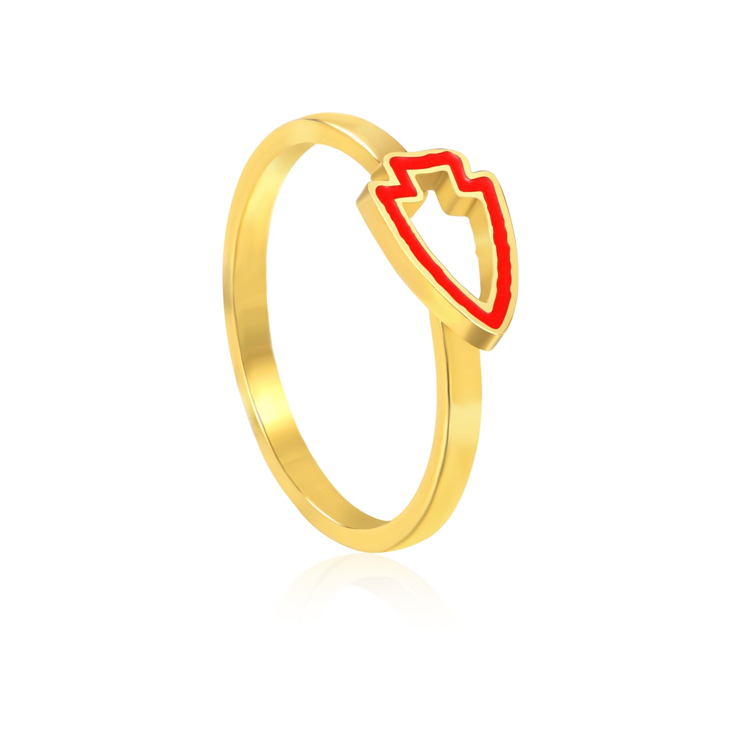 Kansas City Red Arrowhead  Ring