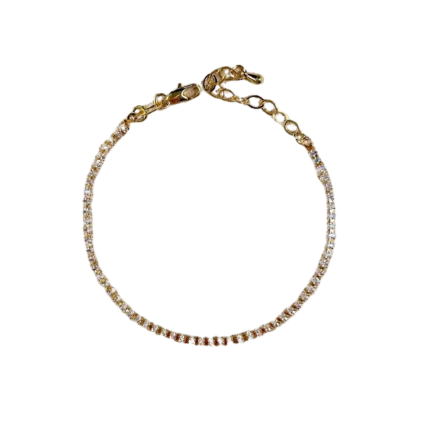 18K Gold Filled Bracelet - Marquise Tennis