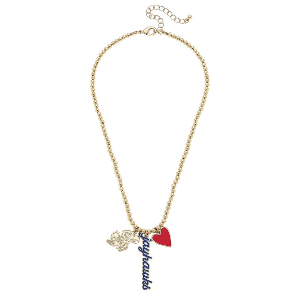 College Charm Gold Necklace