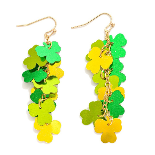 Shamrock Waterfall Earrings