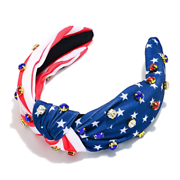 'Firecracker Babe' Rhinestone Accented Headband