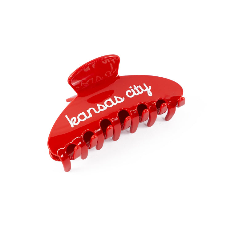 Red Kansas City Claw Clip