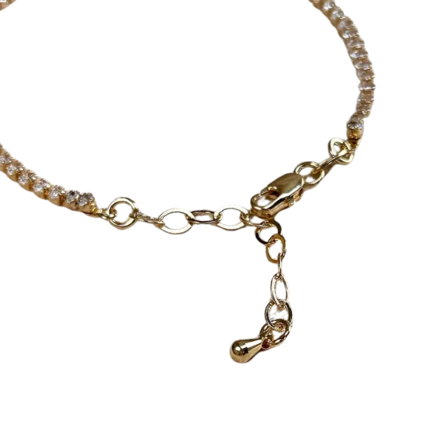 18K Gold Filled Bracelet - Marquise Tennis