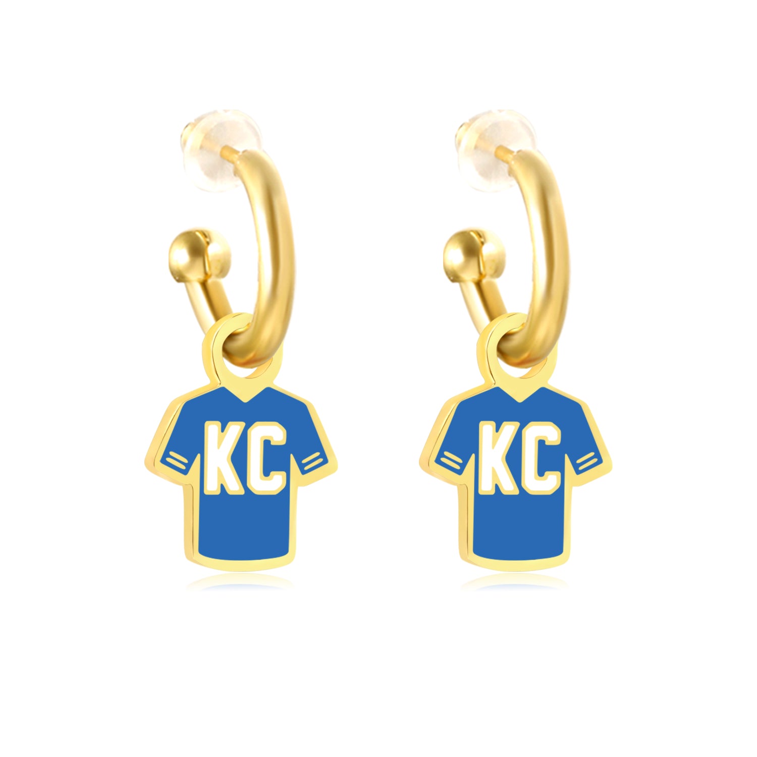 Kansas City Jersey Earrings