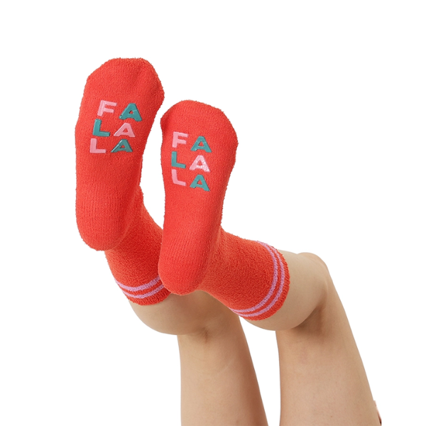 Holiday Socks - Grippy 'Fa La La'