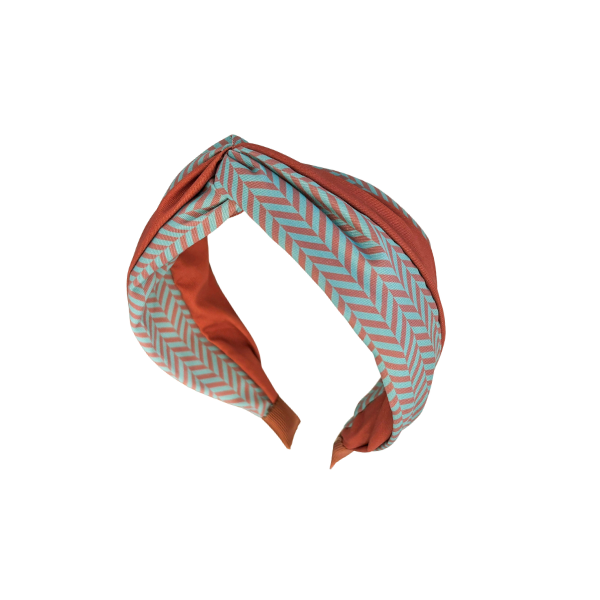 Chevron Twisted Top Headband