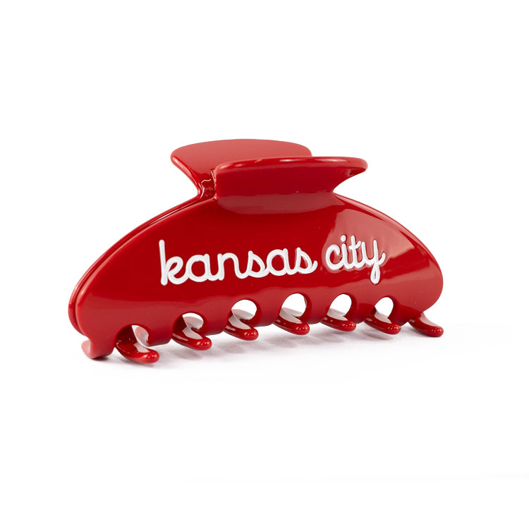 Red Kansas City Claw Clip