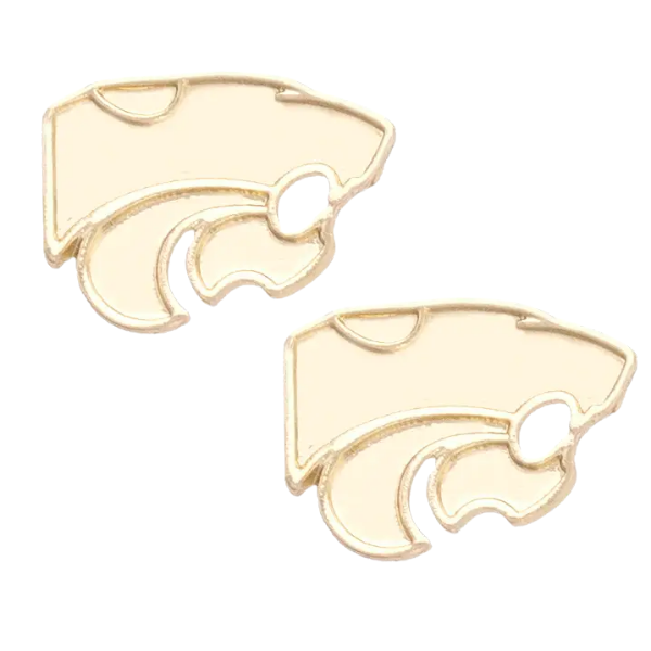 College Mascot Stud Earrings