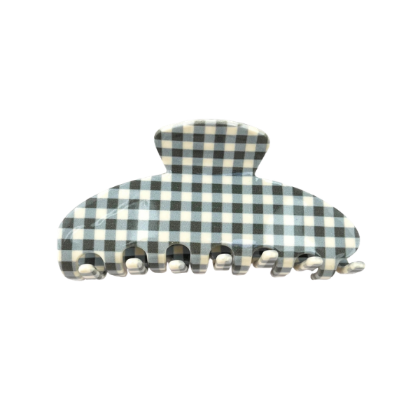 Gingham Claw Clip