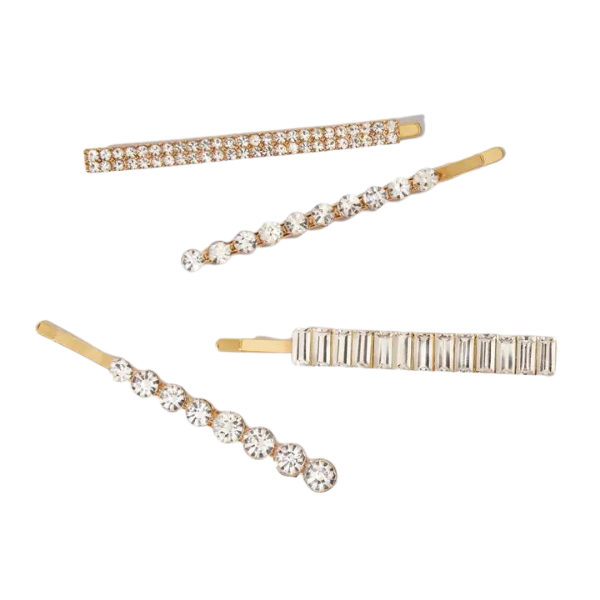 Kitsch 4pc 'All Dressed Up Rhinestone Bobby Pins Set