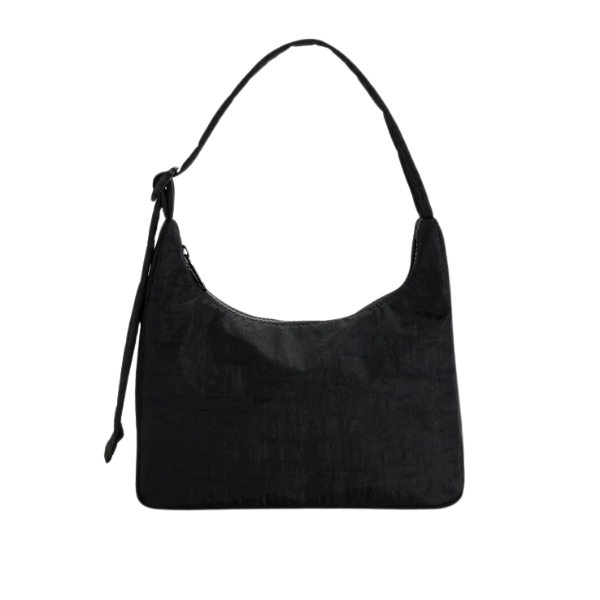 Baggu Black Mini Nylon Shoulder Bag