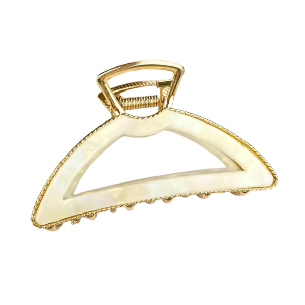 Half Moon Metal Claw Clip