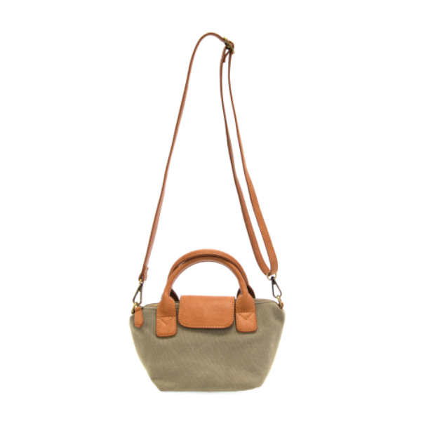 Khaki Mini Canvas Tote