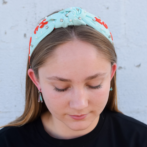 Kansas City Current KC Baby Rhinestone &amp; Beaded Headband