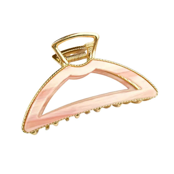 Half Moon Metal Claw Clip