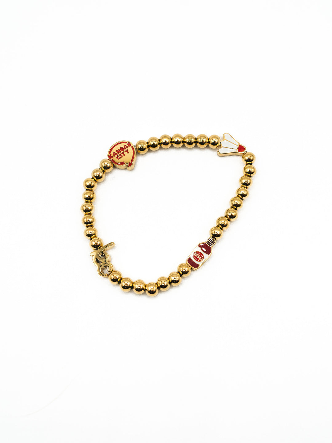 Kansas City Gold Beaded Bracelet - Landmarks