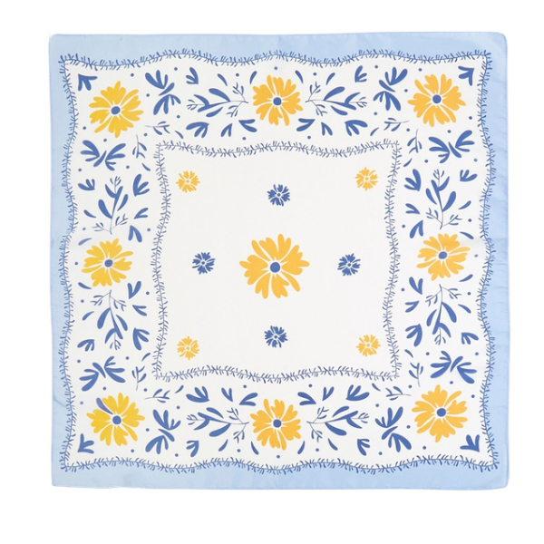 'Amalfi Coast' Silk Scarves