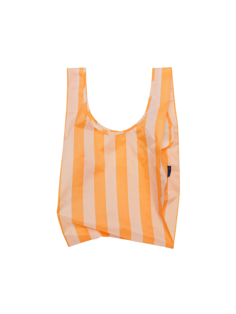 Baggu Orange Striped Standard Reusable Bag