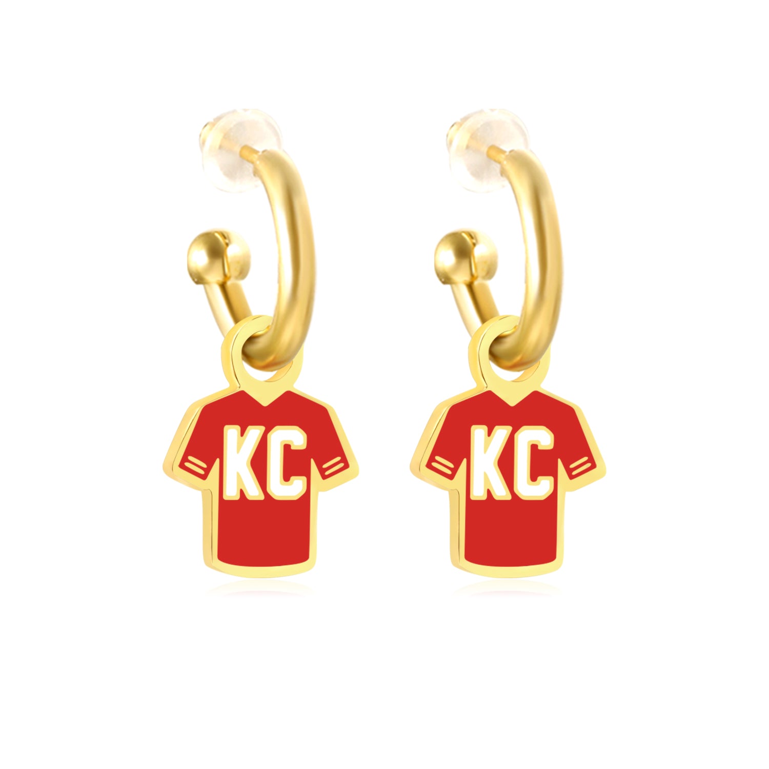 Kansas City Jersey Earrings
