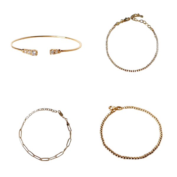 18K Gold Filled Bracelets