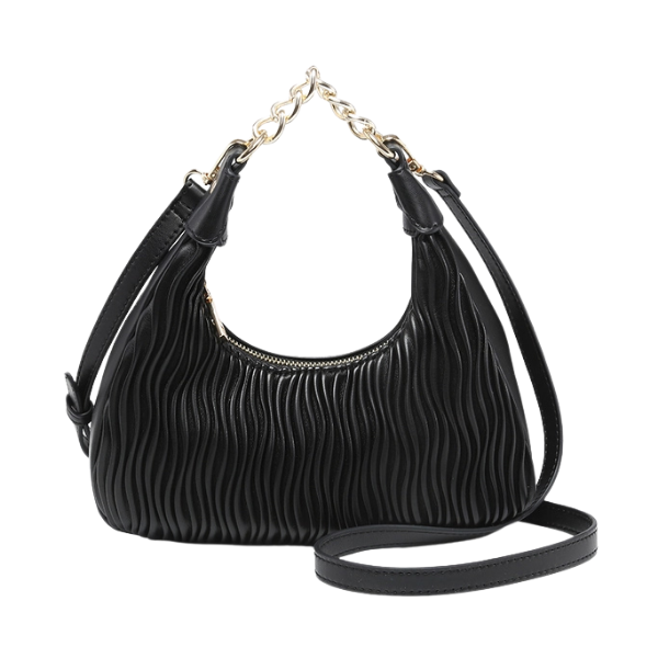 Croatia Textured Shoulder Bag w/Removable Crossbody Strap