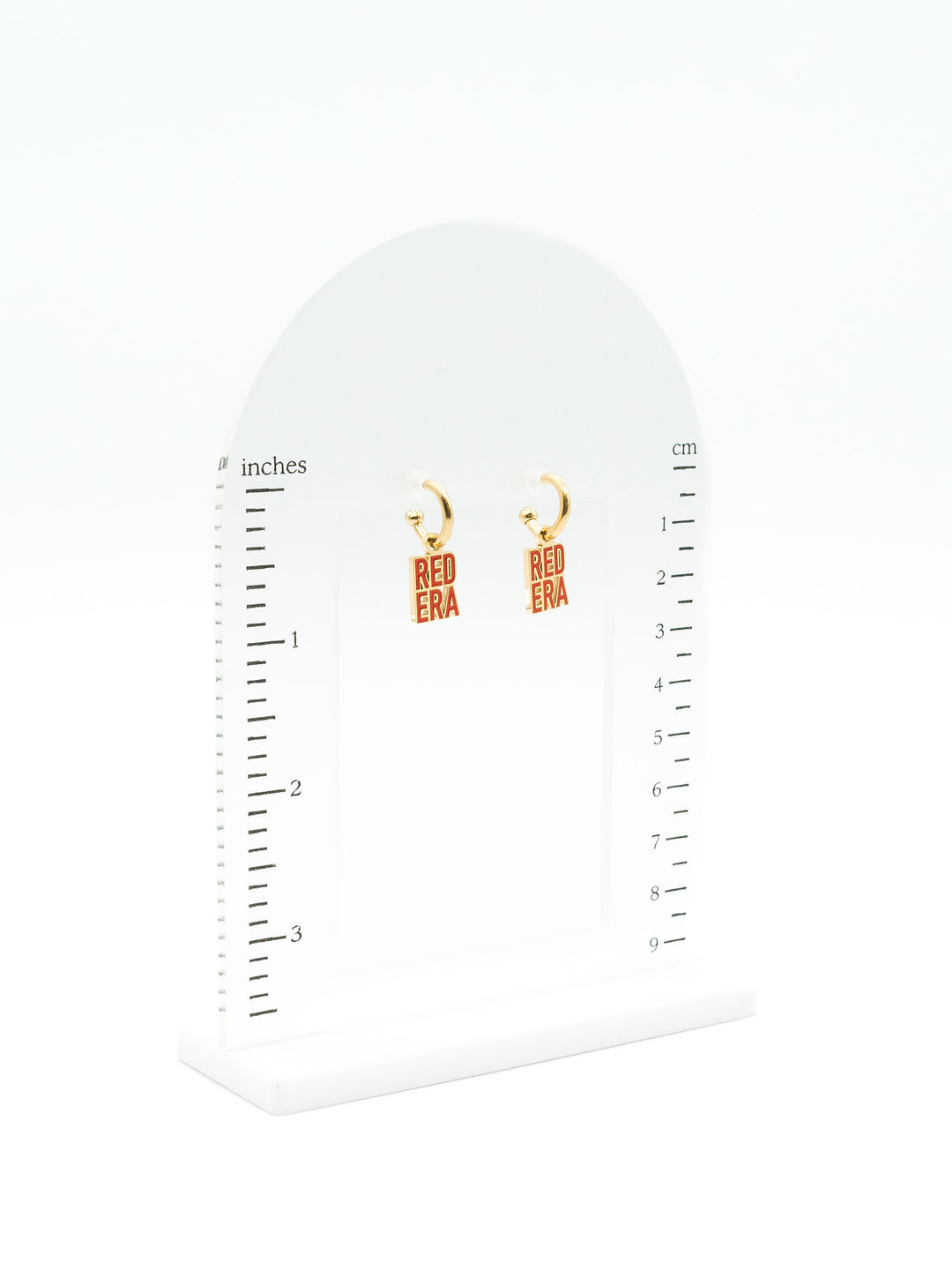 Kansas City Red Era Huggie Hoop Earrings
