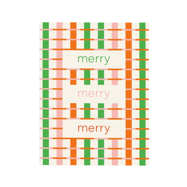 'Merry Merry Merry' Card