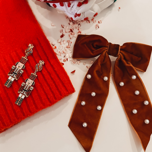 Holiday Earring - Red Nutcracker