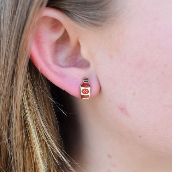 Kansas City BBQ Stud Earrings