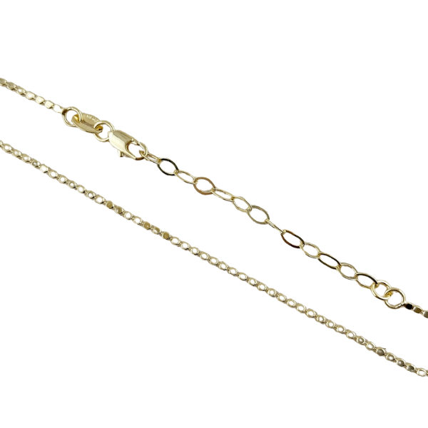 18K Gold Filled Bracelet - 1.5mm CZ Baguette Tennis