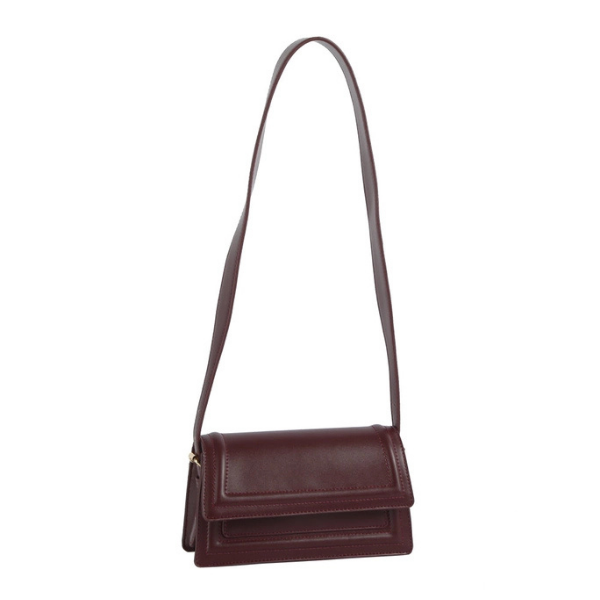 Structured Flap Shoulder Bag