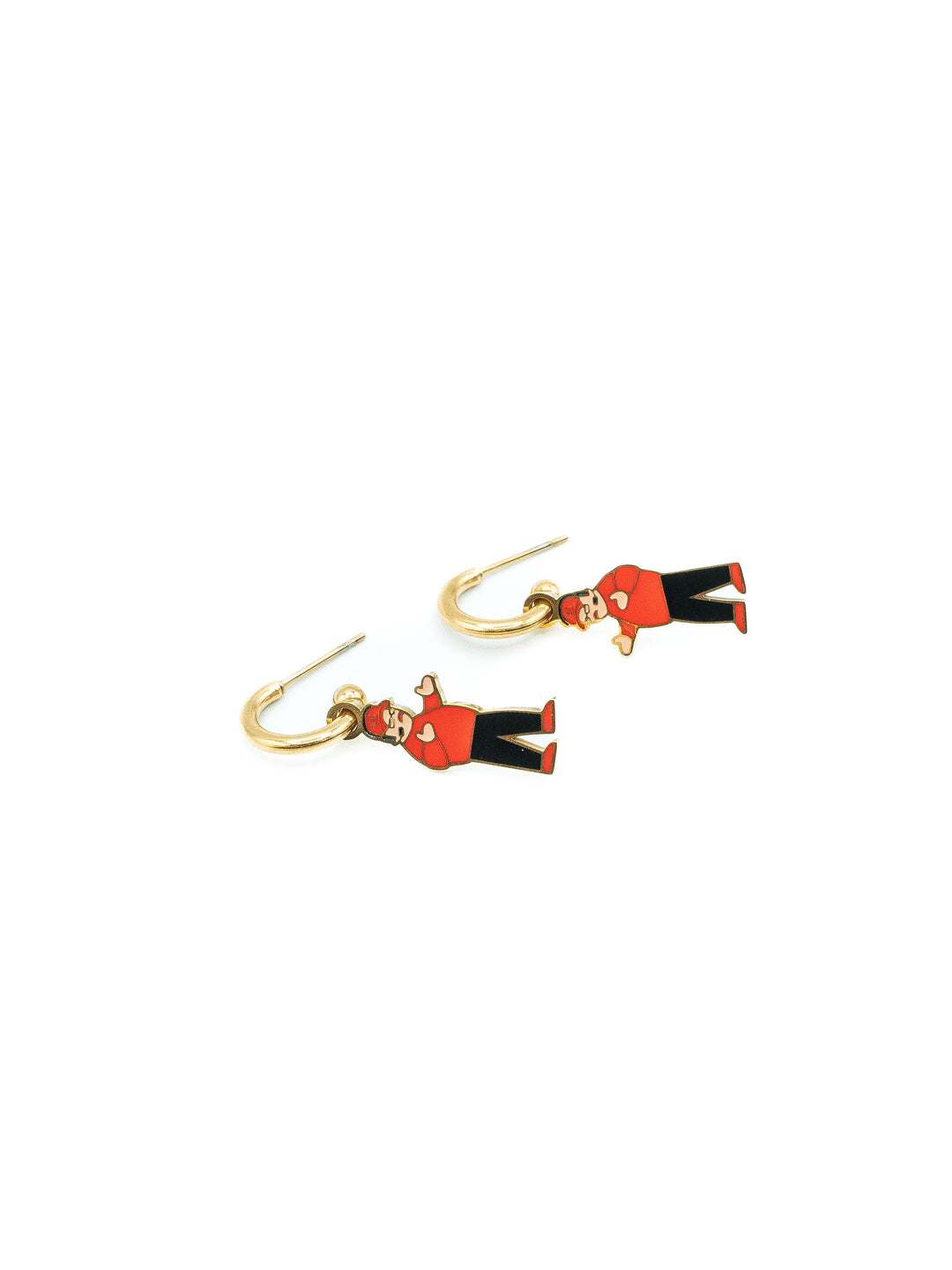 Kansas City Chiefs Full Body Sideline Coach Huggie Hoop Earrings