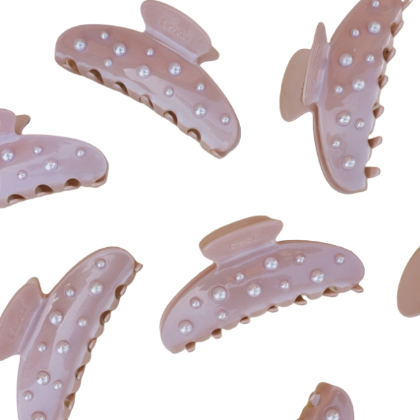Spring Fling Pearl Claw Clip