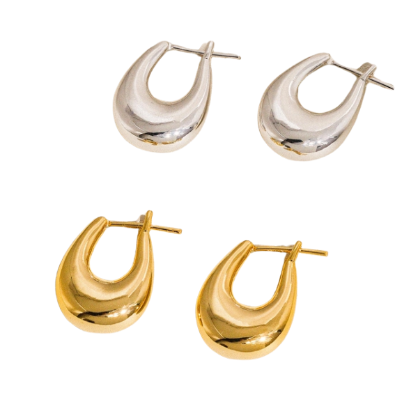 Droplet Hoop Earrings