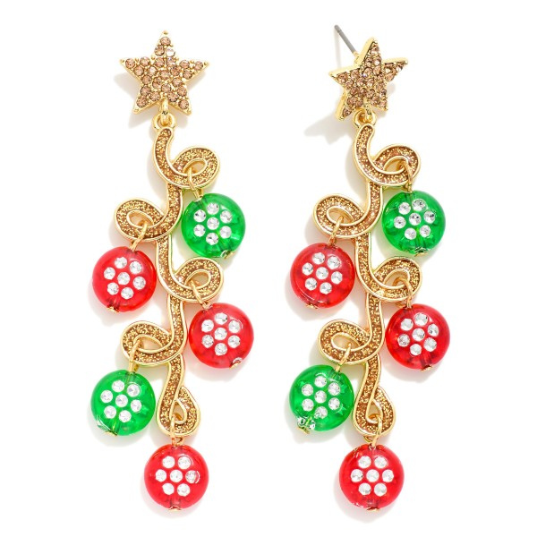 Holiday Earring - Holiday Light String