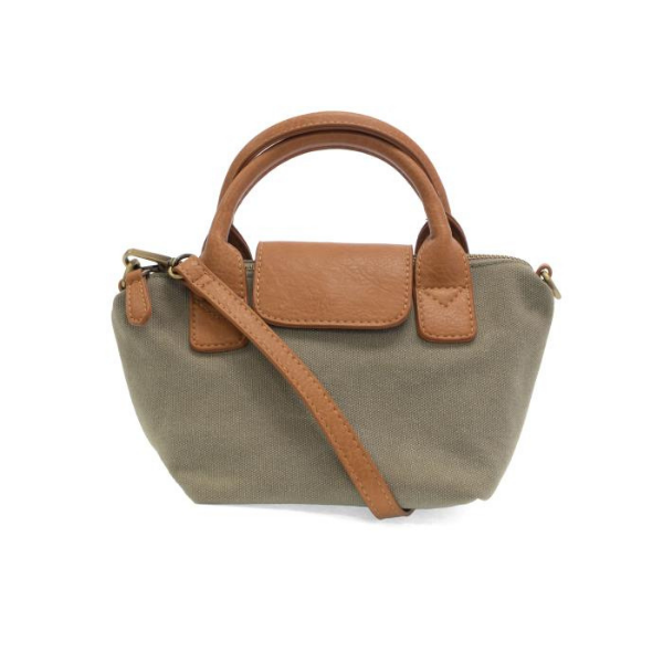 Khaki Mini Canvas Tote