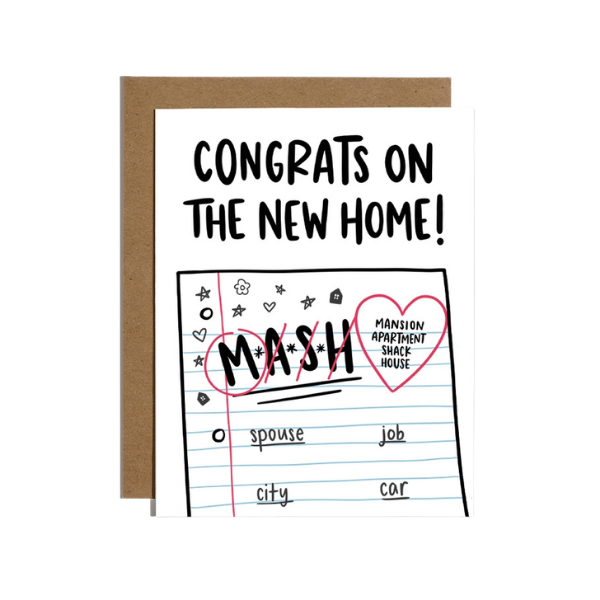 'MASH' Housewarming Card