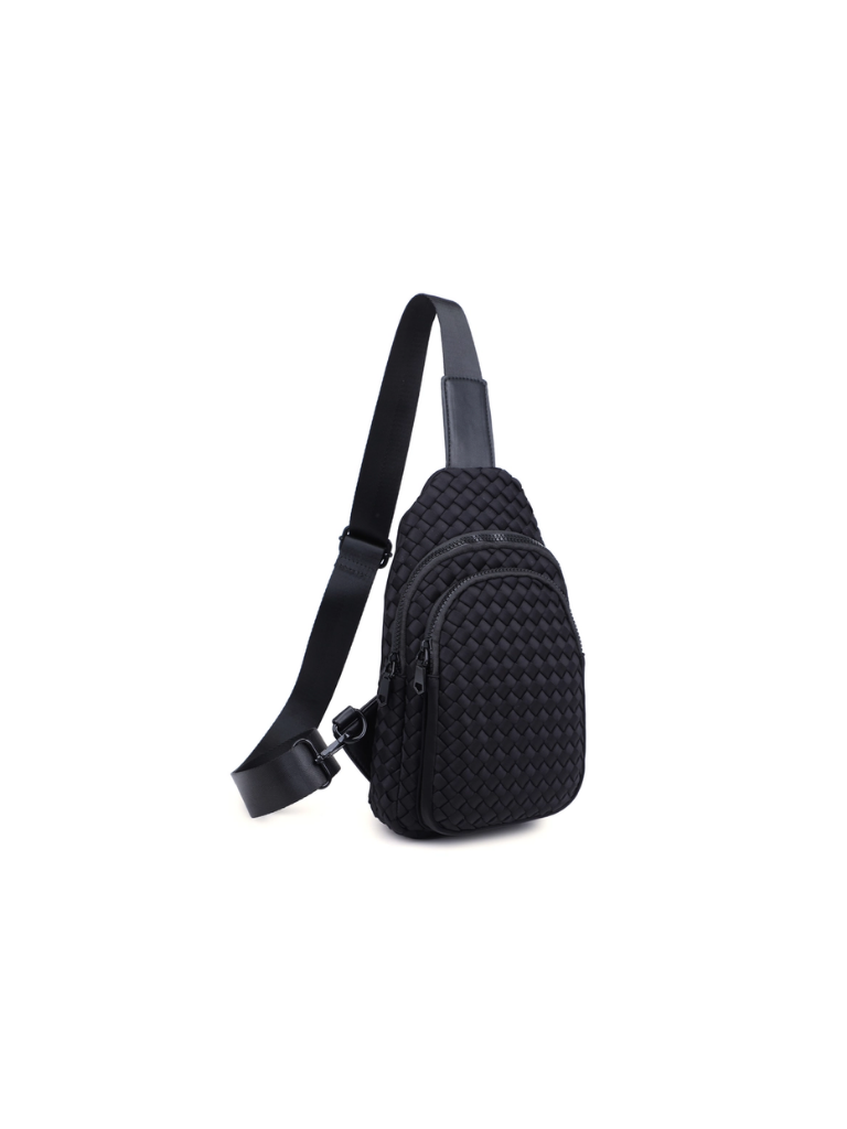 Sol and Selene 'Beyond the Horizon' Woven Neoprene Sling Bag