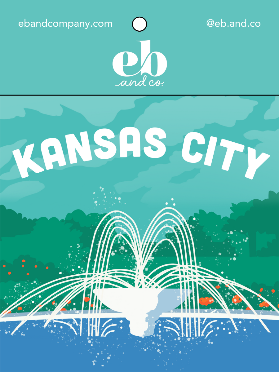 Kansas City Stickers - City of Fountains