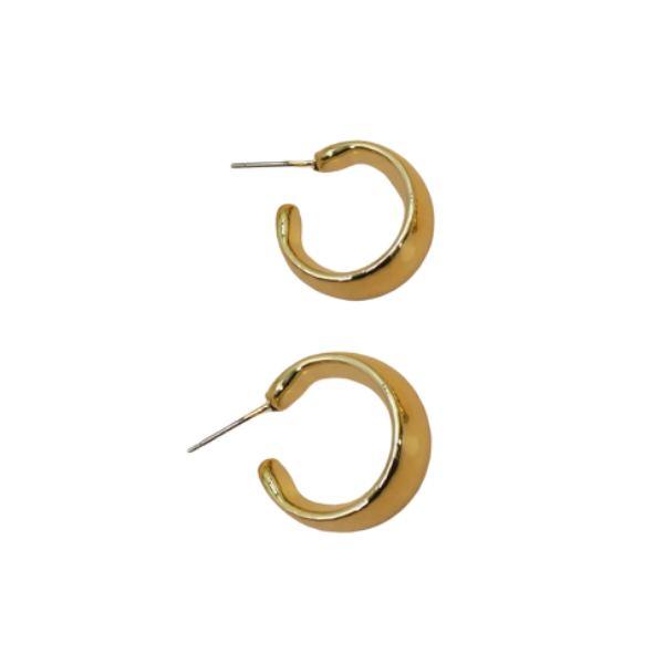 'Clean Luxe' Gold  Hoops