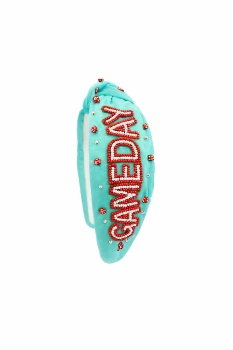 Kansas City Teal & Red Game Day Headband