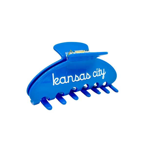 Kansas City Light Blue Claw Clip