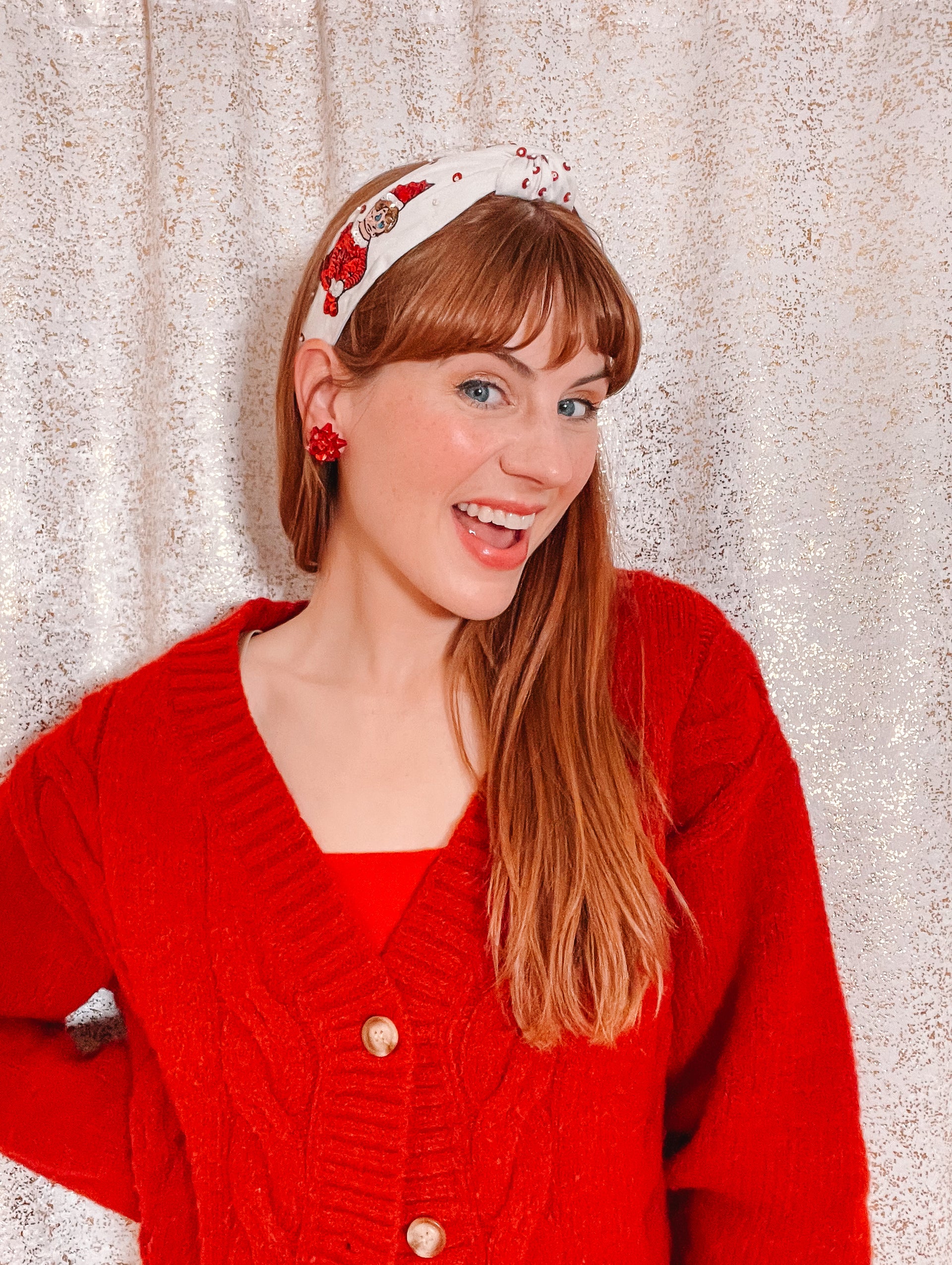 Holiday Beaded Headband - Elfie