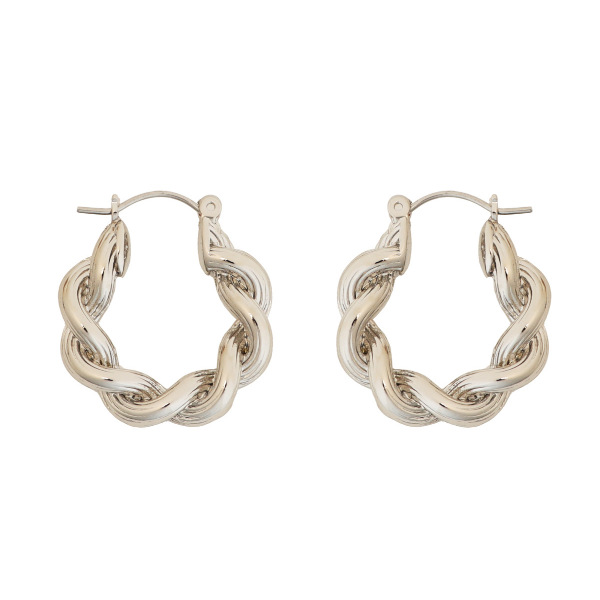Twist Hoop Earrings