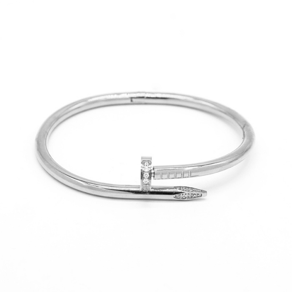 Secret Box NY Stainless Steel Nail Bracelet