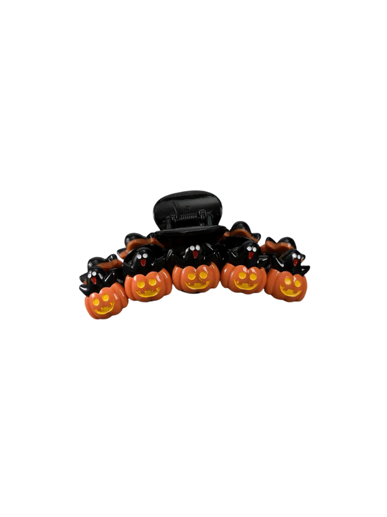 Pumpkin & Ghost Claw Clip