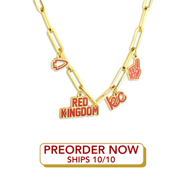 *PREORDER* Kansas City Charm Necklace - Red Kingdom